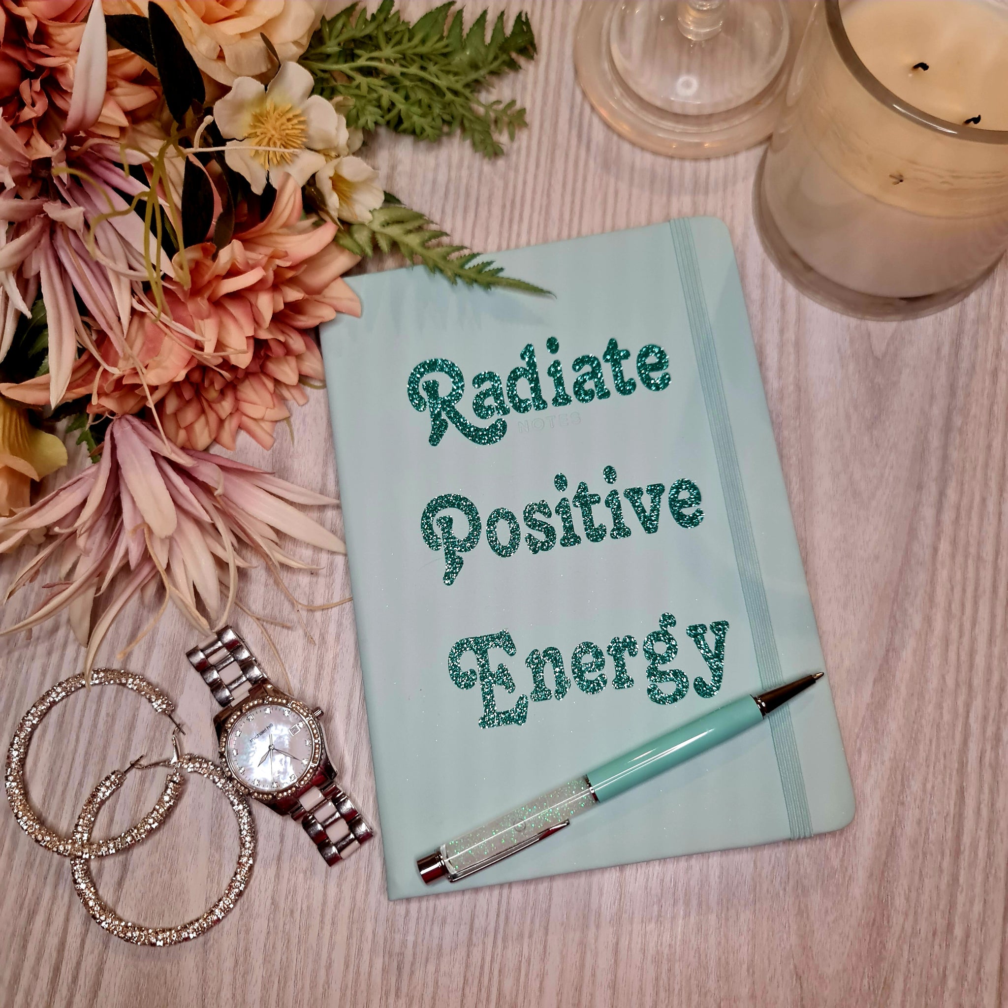 'Radiate Positive Energy' Gratitude Journal