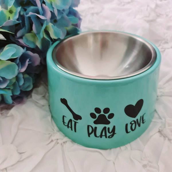 Eat Play Love Dog Bowl