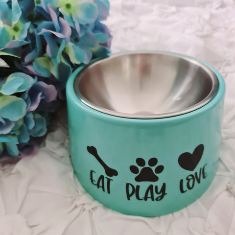 Eat Play Love Dog Bowl