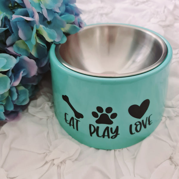 Eat Play Love Dog Bowl