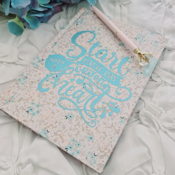 Start each day with a grateful heart Journal and Pen set
